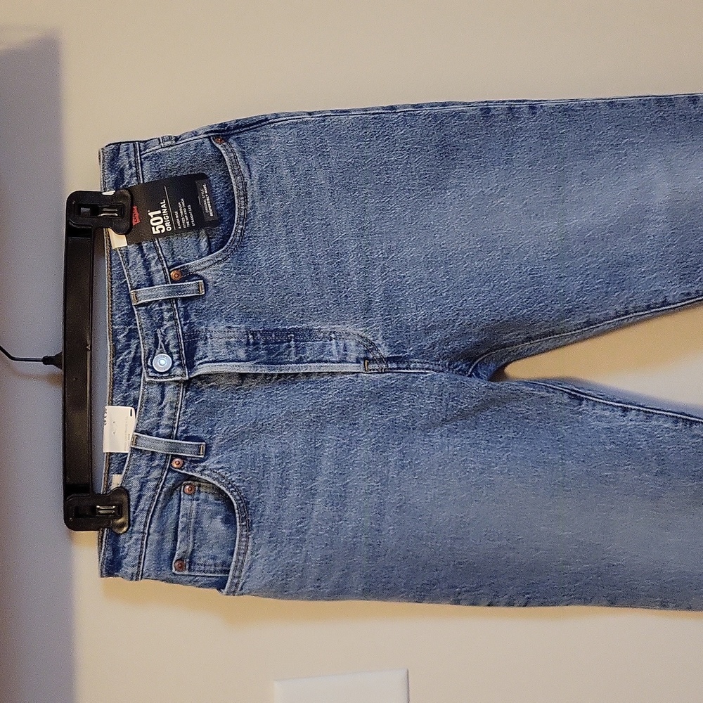 Levi's 501 Original Fit Light Wash High-Rise Jeans